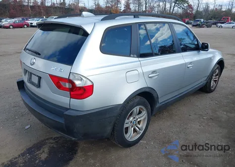 2005 BMW X3 3.0I из США, поврежденный, VIN WBXPA93425WD14693